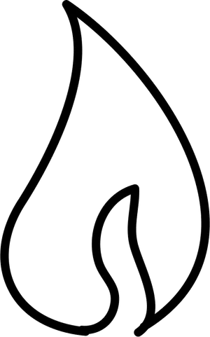 Abstract Flame Outline