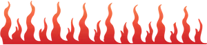 Abstract Flame Pattern Vector PNG