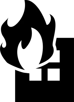 Abstract Flame Vector Icon PNG