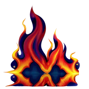 Abstract Flames Art Png Xos PNG image