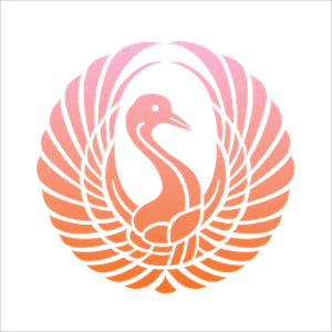 Abstract Flamingo Art