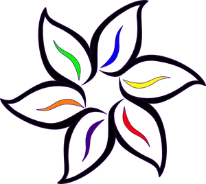 Abstract Floral Design Artwork