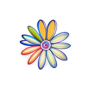 Abstract Flower Doodle Png Dnt PNG image