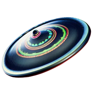 Abstract Flying Saucer Pattern PNG Xkc