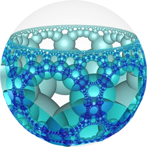 Abstract Fractal Honeycomb Structure
