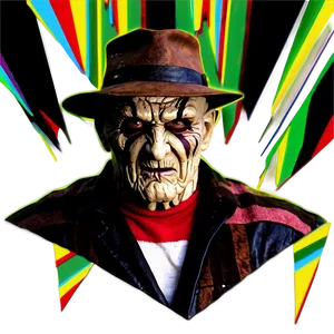 Abstract Freddy Krueger PNG 05232024