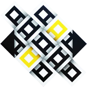 Abstract Geometric Artwork PNG