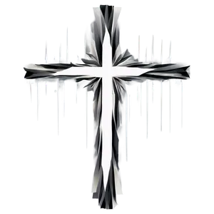 Abstract Geometric Black Cross Png Dfq PNG image
