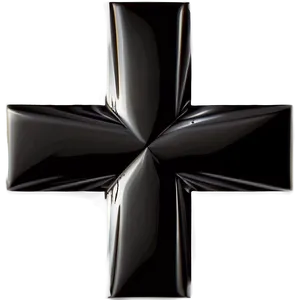 Abstract Geometric Black Cross Png Fyv PNG image