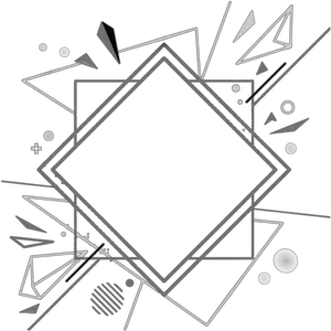 Abstract Geometric Shapes Art PNG