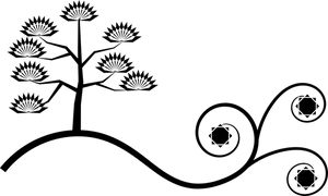 Abstract Geometric Shapeson Black Background