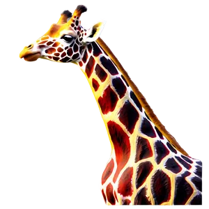 Abstract Giraffe Art PNG Pcs