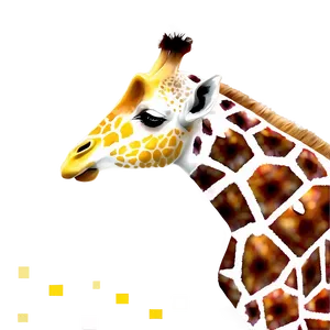 Abstract Giraffe Art PNG Tmv7
