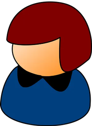 Abstract Girl Avatar Graphic