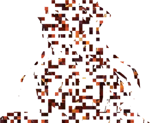 Abstract_ Glitch_ Art_ Explosion PNG image