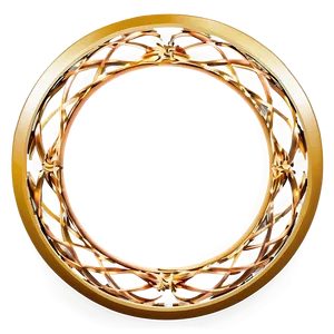 Abstract Gold Circle Frame Png 77 PNG image