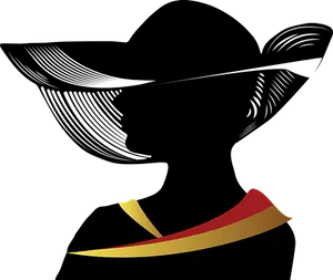 Abstract Golden Swoosh Design