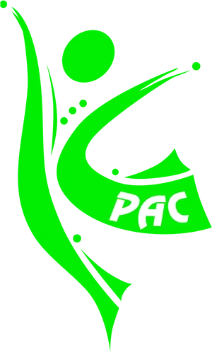 Abstract Green Figure P A C Logo PNG