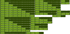 Abstract Green Pixel Art Design PNG image