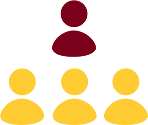 Abstract Group Formation Illustration PNG