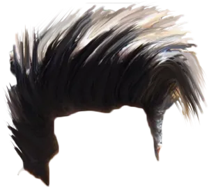 Abstract_ Hair_ Swoosh PNG image