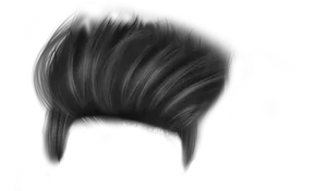Abstract Hairstyle Silhouette