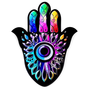 Abstract Hamsa Png 06252024 PNG image