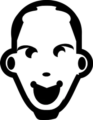 Abstract Happy Face Illusion