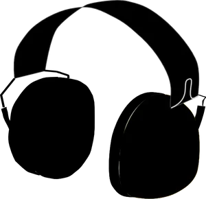 Abstract Headphones Outline PNG image