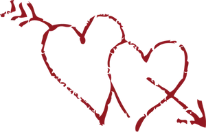 Abstract Heart Artwork
