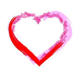 Abstract Heart Design