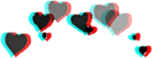 Abstract Heart Filter Overlay PNG image