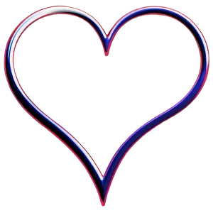 Abstract Heart Outline PNG 05252024 PNG