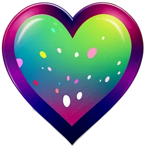 Abstract Heart Shape Png 05252024 PNG image