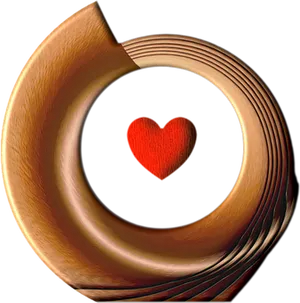 Abstract Heart Valentine Art PNG image