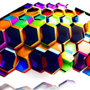 Abstract Hexagon Pattern Png 06202024 PNG image