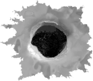 Abstract Hole Illusion PNG image