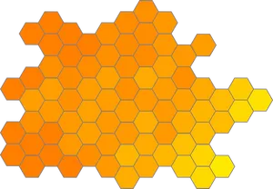 Abstract Honeycomb Pattern