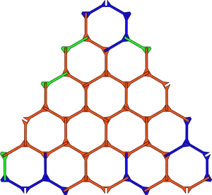 Abstract Honeycomb Structure PNG image