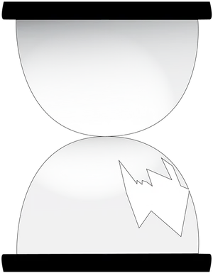Abstract Hourglass Design