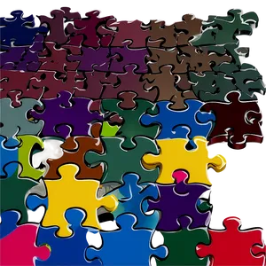 Abstract Jigsaw Design PNG 06112024 PNG