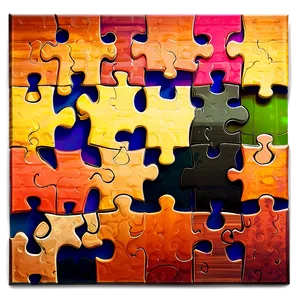 Abstract Jigsaw Design PNG 57 PNG