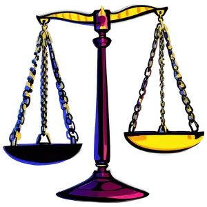 Abstract Justice Scale PNG 06132024