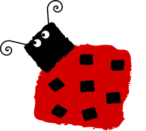 Abstract Ladybug Illustration PNG image