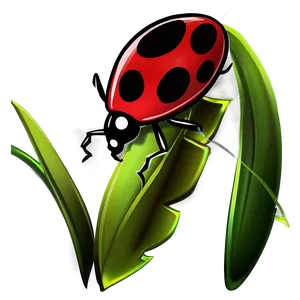Abstract Ladybug Illustration PNG Bya7
