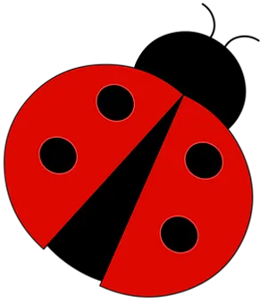 Abstract Ladybug Symbol PNG image