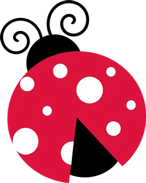 Abstract Ladybug Wing Graphic