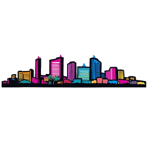 Abstract Las Vegas Skyline PNG Cke PNG