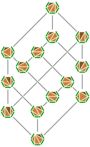 Abstract Lattice Structure Illustration PNG image