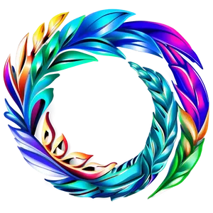 Abstract Laurel Art PNG 06262024 PNG